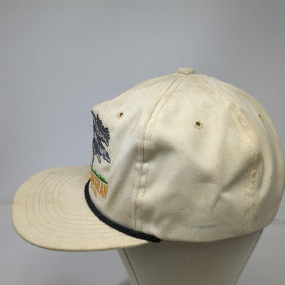 Texace Trucker Beige Stevie Ray Vaughan Double Trouble Guitar Rope Hat Vintage