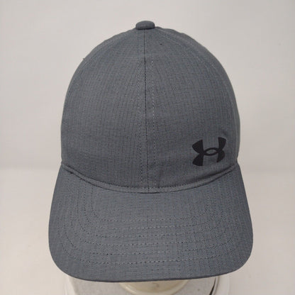 Under Armour Vent Strapback Hat Gray OSFA Free Fit Adjustable 6 Panel