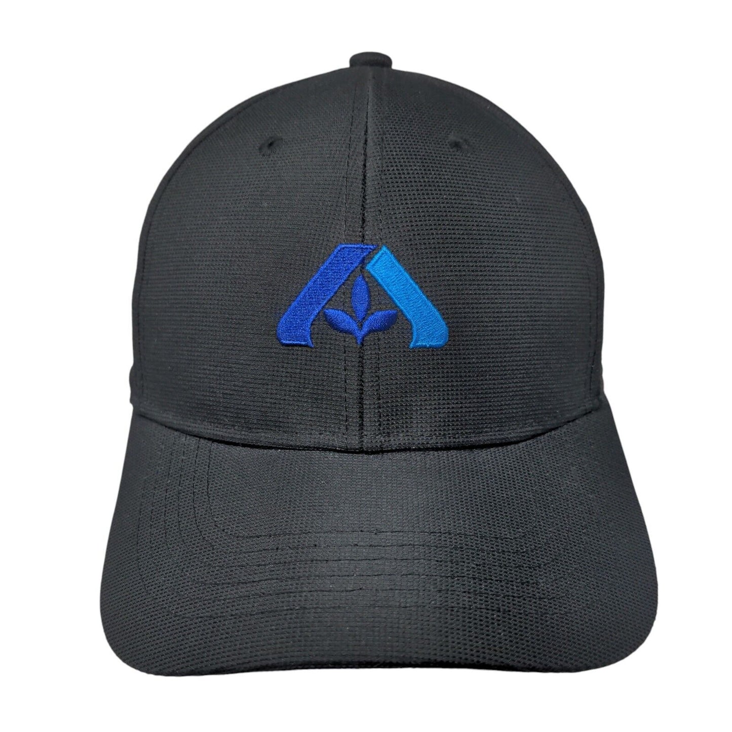 Image Solutions Strapback Hat Black OSFA Adjustable Embroidered 6 Panel