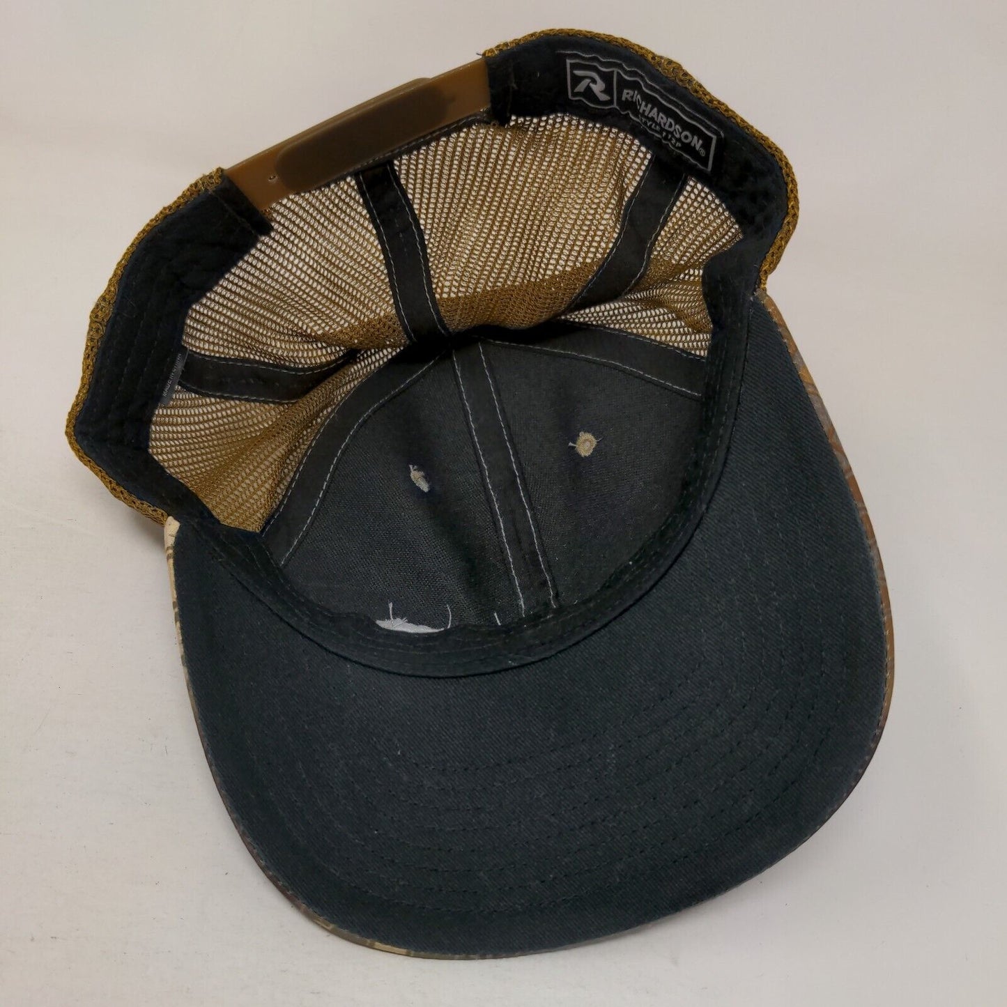 UES Snapback Trucker Hat Multicolor One Size Embroidered Mesh Back Richardson