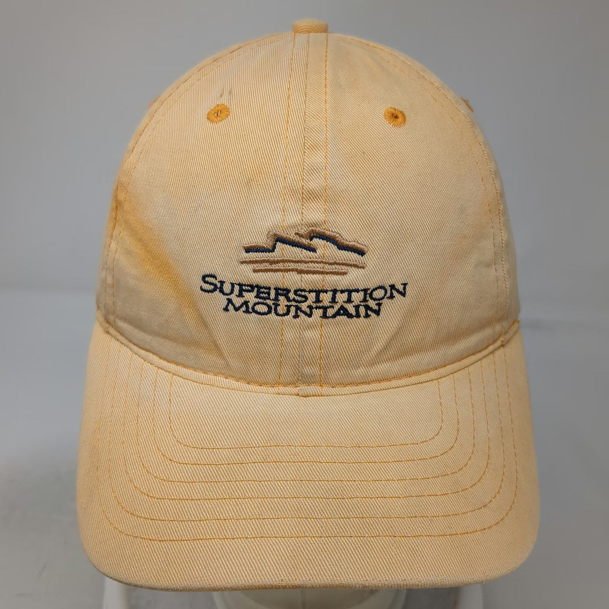 Legendary Headwear Orange Superstition Mountain Golf Baseball Cap Hat OSFM Gold