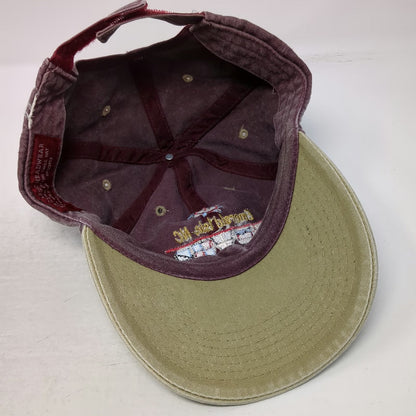 BJR Classic Headwear Red One Size Baseball Cap Hat Emerald Isle NC Nautical