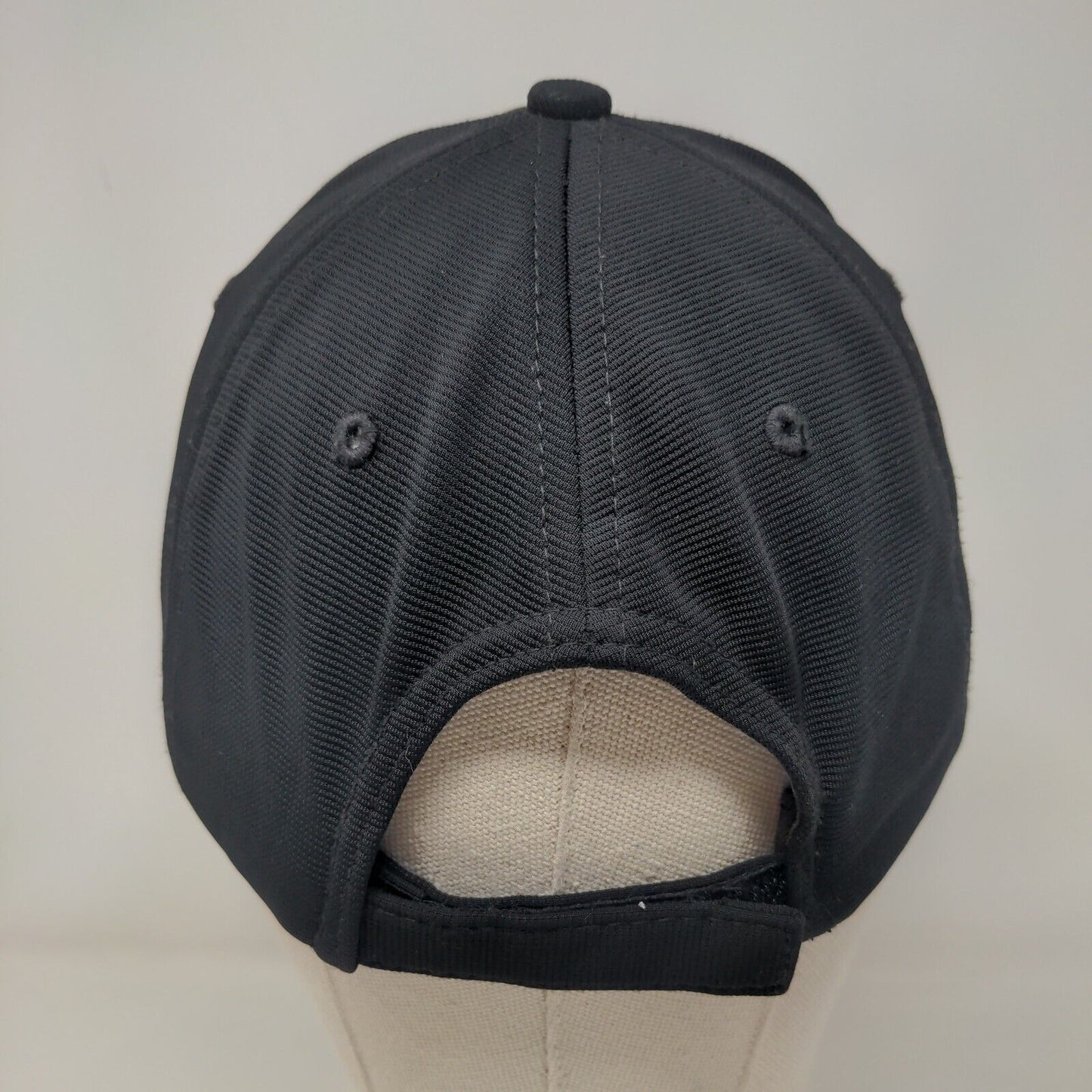 MOPAR Strapback Hat Black One Size Adjustable Embroidered 6 Panel H3 Headwear