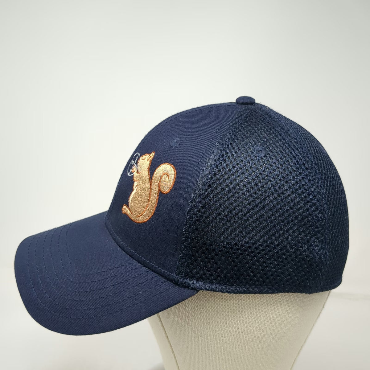 Otto Baseball Cap Blue M Richie The Squirrel Killers Mesh Back Stretch Fit Hat
