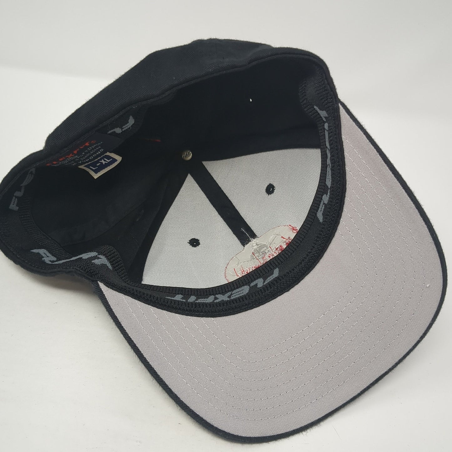 Reklaw Power LLC Fitted Hat Black XL Flexfit Stretch Embroidered Yupoong
