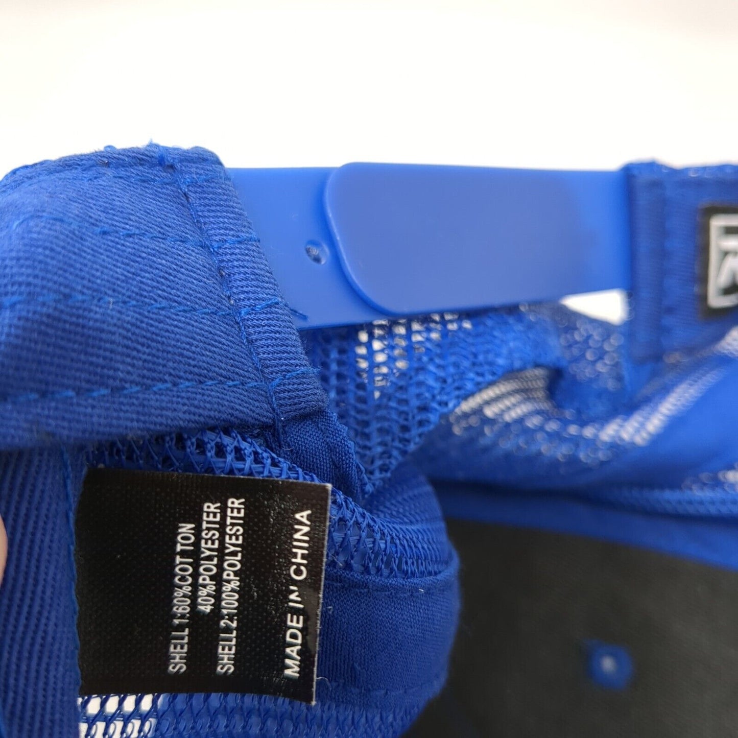 North Boise Snapback Trucker Hat Blue One Size Adjustable Mesh Back Richardson