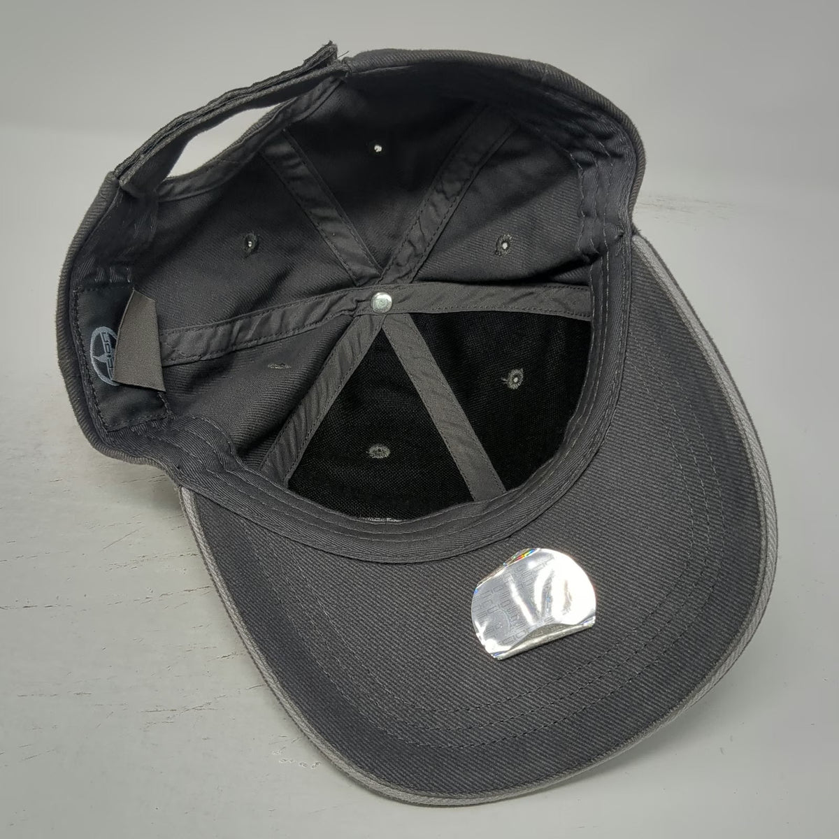 Scion Baseball Cap Gray One Size What Moves You Logo Slogan Strapback Hat Cotton