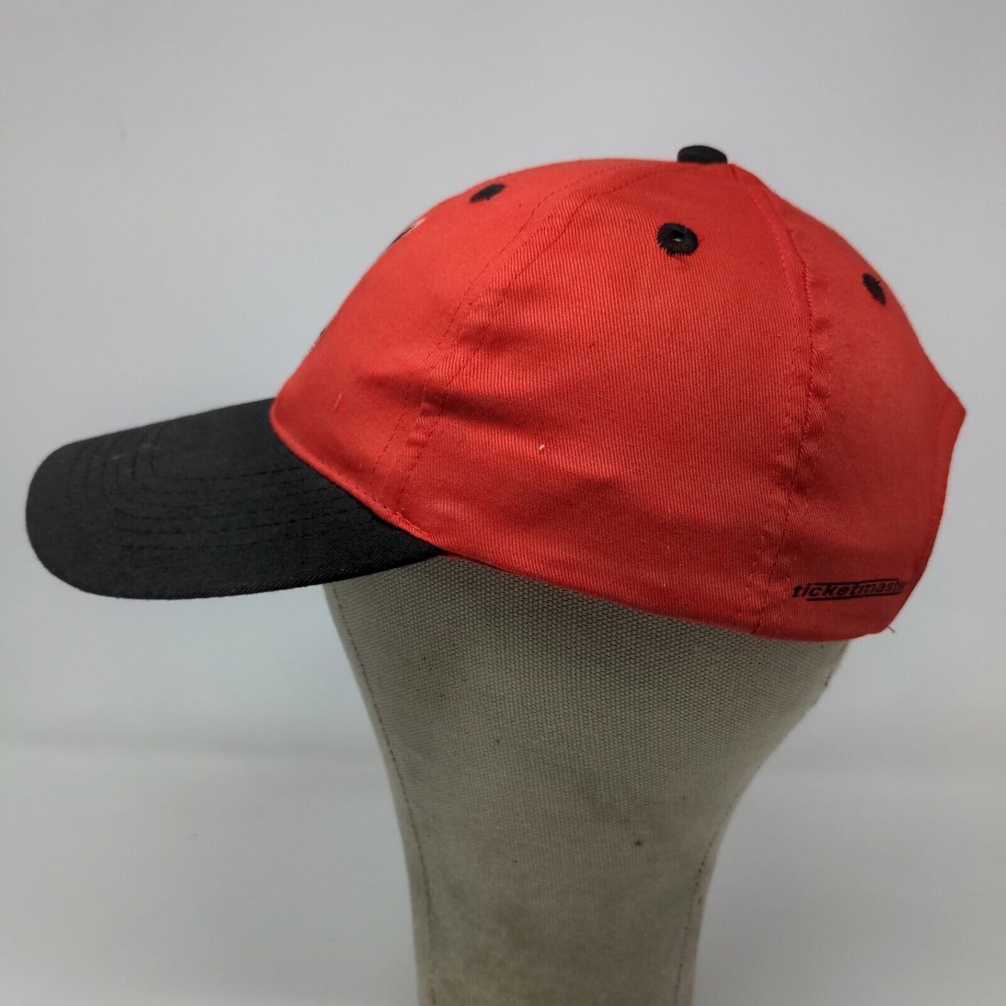 Indianapolis Indians Men's Snapback Hat Red Black OSFA Embroidered Logo