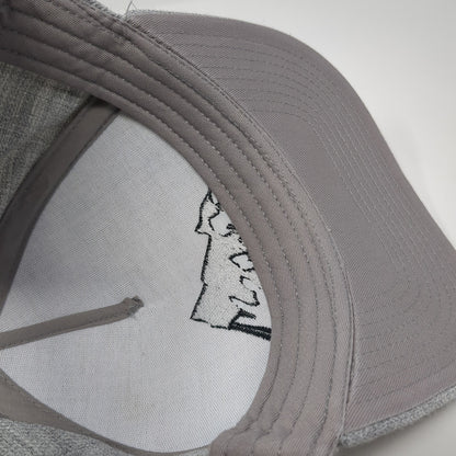 Haralts Harveys Lake Tanoe Snapback Hat Gray OS Adjustable Embroidered Otto