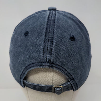 Unbranded Slideback Hat Blue OSFA Adjustable Blank 6 Panel Solid