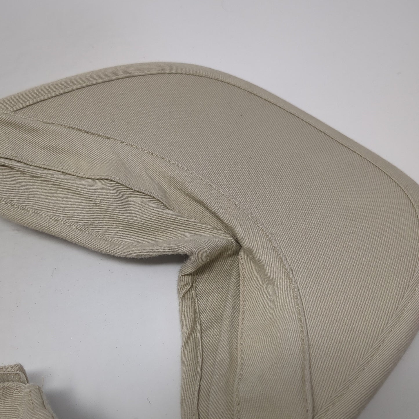 Preston & York Sun Visor Hat Beige One Size Adjustable Strap Lightweight Blank