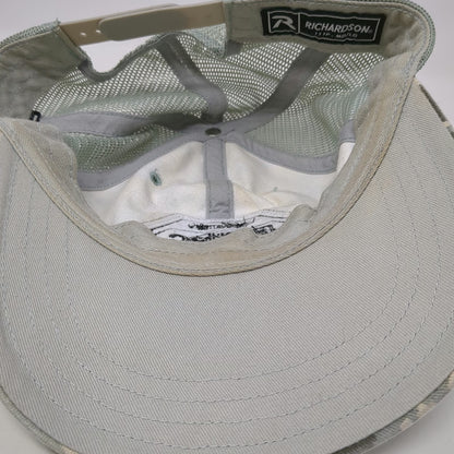 Richardson Trucker Hat Green Size L Digital Camo Mesh Snapback Altec Patch