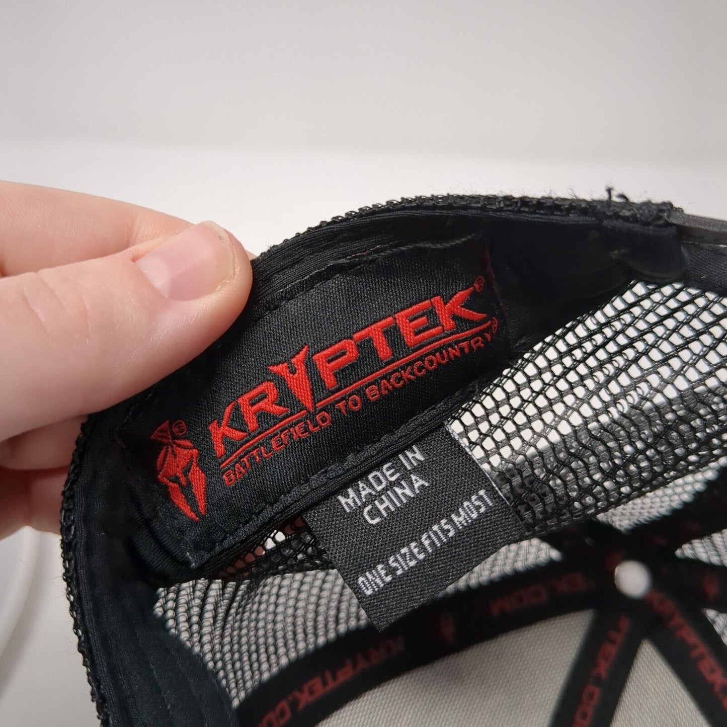 Kryptek Snapback Trucker Hat Camouflage One Size Adjustable Mesh Back 6 Panel