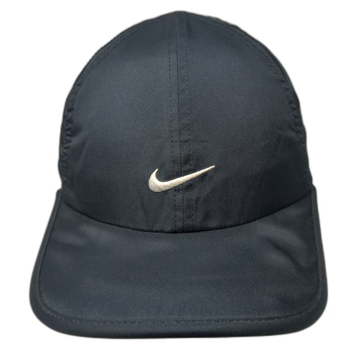 Nike Baseball Cap Black One Size Lightweight Performance Swoosh Slideback Hat
