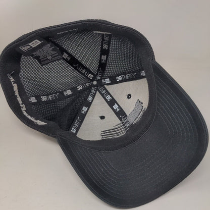American Flag Shield Republic Fitted Trucker Hat Black M/L 39Thirty New Era