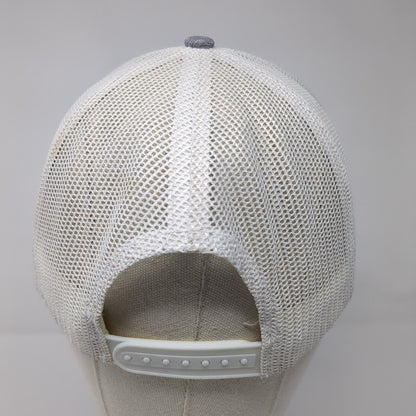 Simplot Grower Solutions Snapback Trucker Hat Gray Mesh Back Quake City Caps