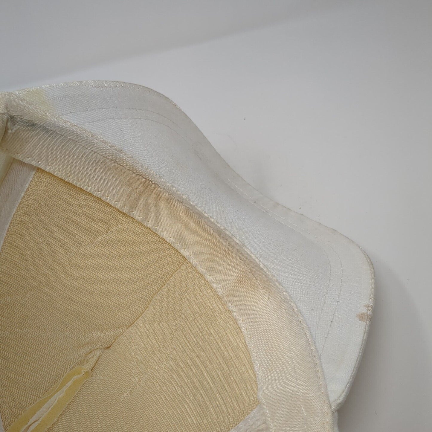 Jovie Snapback Hat White One Size Adjustable Rhinestone Bling Shiny