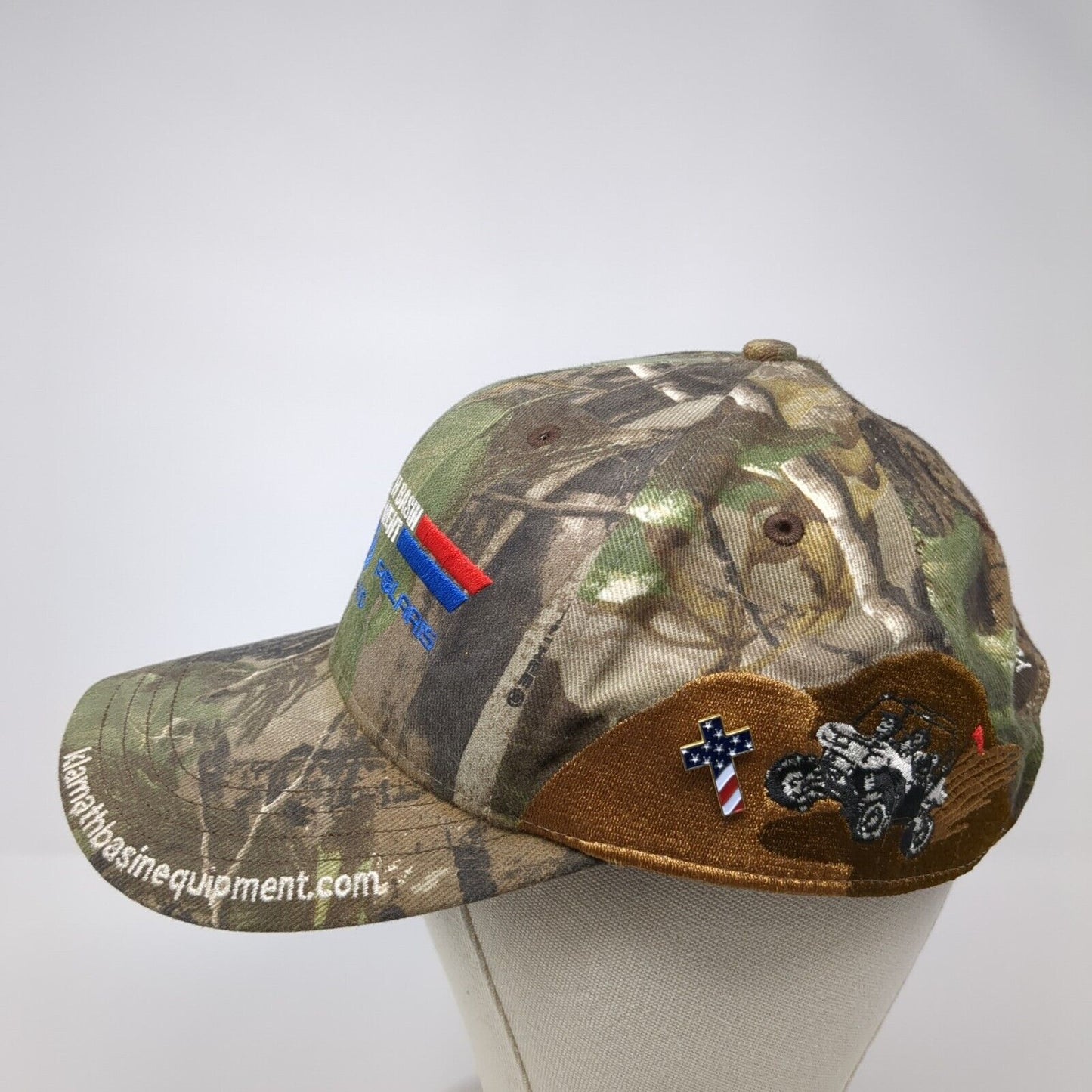 Klamath Basin Equipment Case III Polaris Newholland Strapback Hat Camo One Size