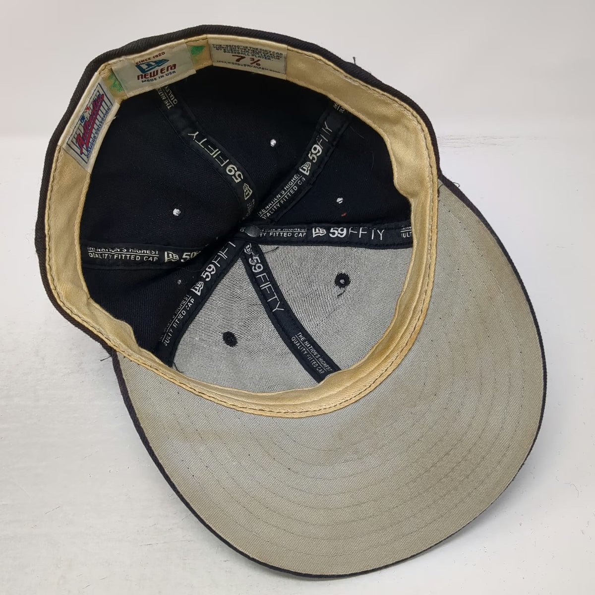Houston Astros MLB New Era Baseball Cap Blue 7 3/8 Wool Diamond Collection Star