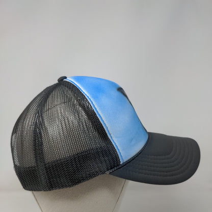 Cat Face Snapback Trucker Hat Multicolor OSFM Adjustable Animal Print Rope Otto