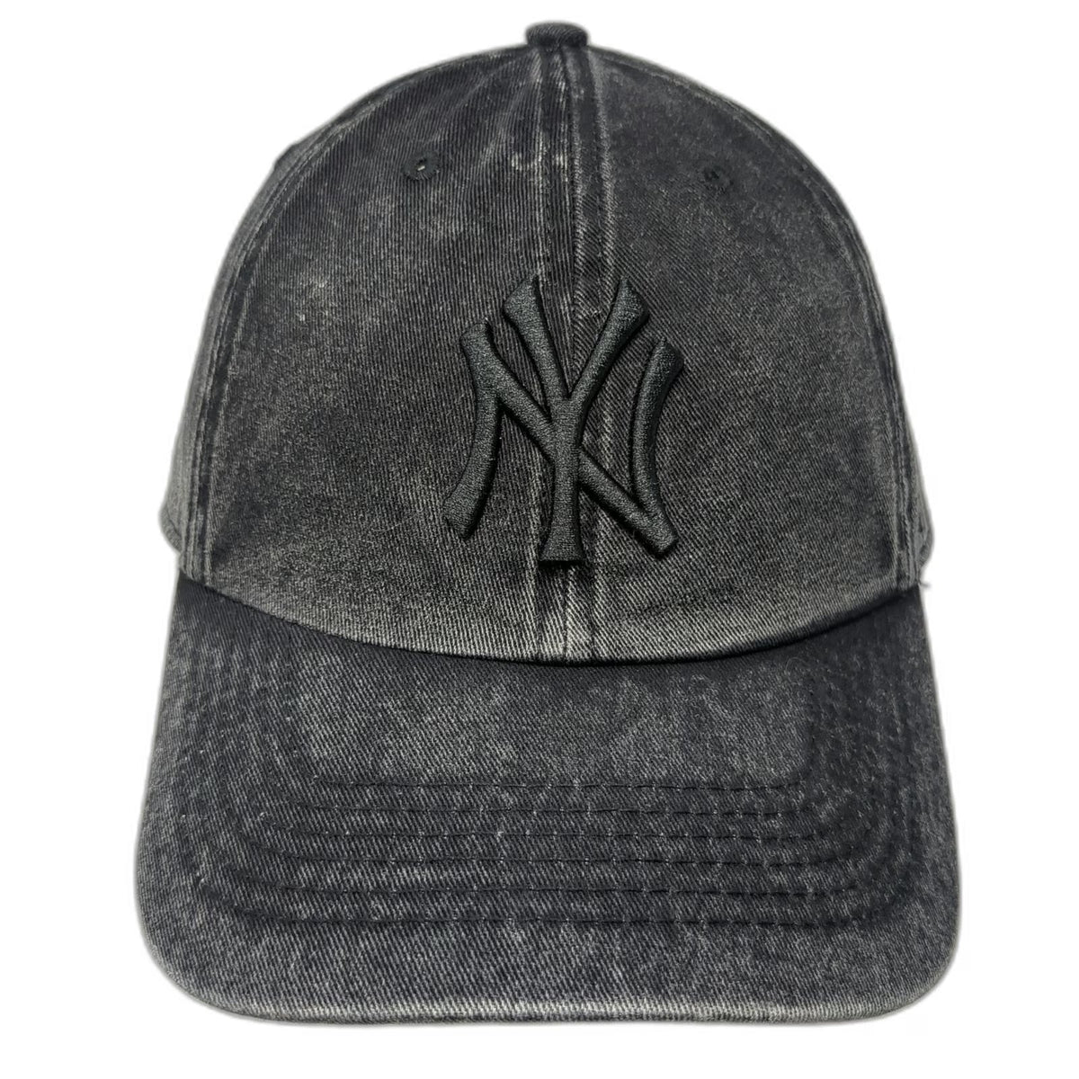 '47 MLB New York Yankees Baseball Cap Black OSFM Washed Cotton Adjustable Hat