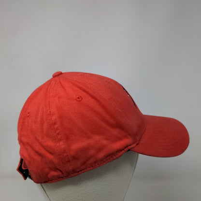 Tampa Bay Buccaneers Strapback Hat Red OS Embroidered Flag Logo NFL