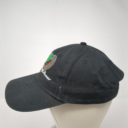 Alfa Romeo Strapback Hat Black One Size Embroidered Cap America 6 Panel