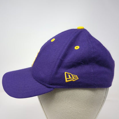 New Era LSU Tigers NCAA Purple 6 7/8 Cap Hat Fitted Wool Blend Tiger Head Logo