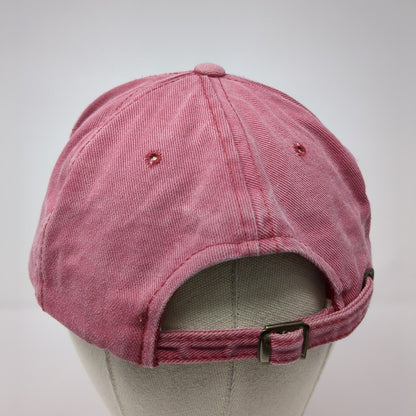 Nicklaus For Women Slideback Hat Red One Size Adjustable Embroidered 6 Panel
