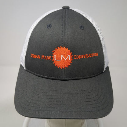 Richardson Trucker Hat Gray S Urban Made Construction Saw Blade Mesh Snapback