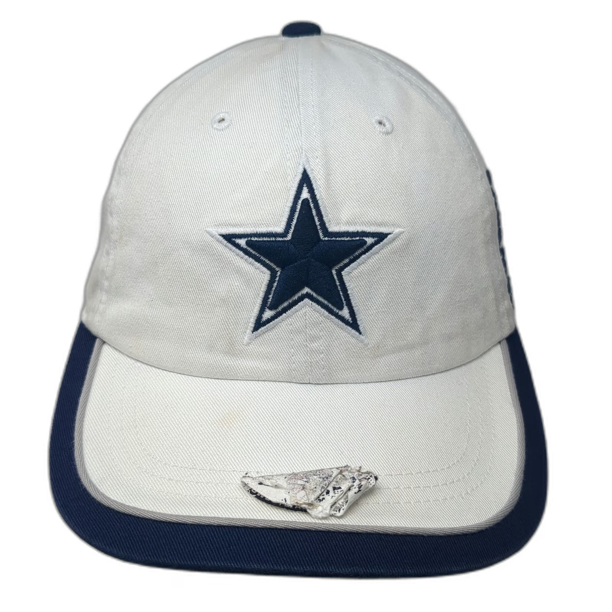 Dallas Cowboys NFL Authentic Baseball Cap White One Size Blue Star Hat Slideback