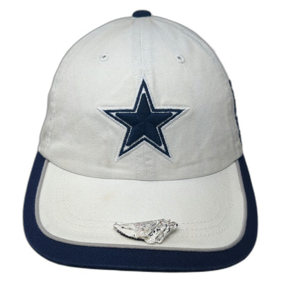 Dallas Cowboys NFL Authentic Baseball Cap White One Size Blue Star Hat Slideback