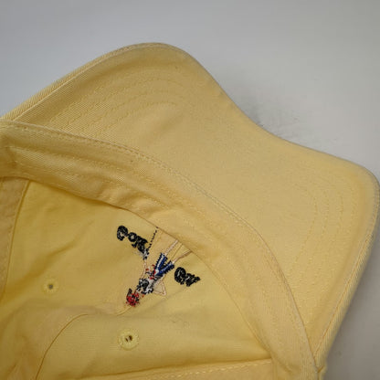 Imperial The Baseball Cap Yellow One Size Embroidered Golf Hat Cotton