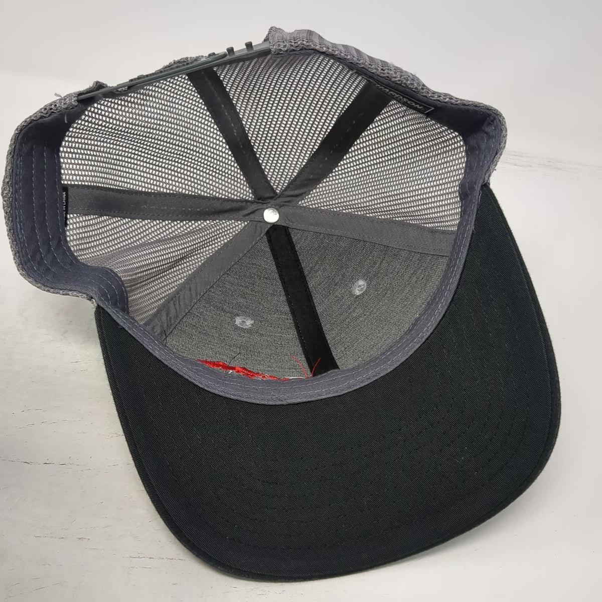 Richardson Trucker Hat Gray One Size Snapback Valley Wide Cooperative Logo Mesh