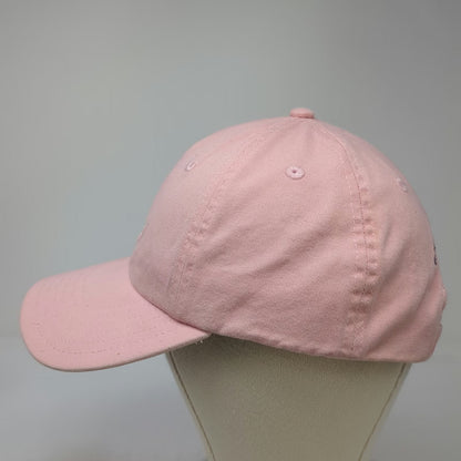 Vineyard Vines Pink One Size Baseball Cap Whale Logo Adjustable Strap Cotton Hat