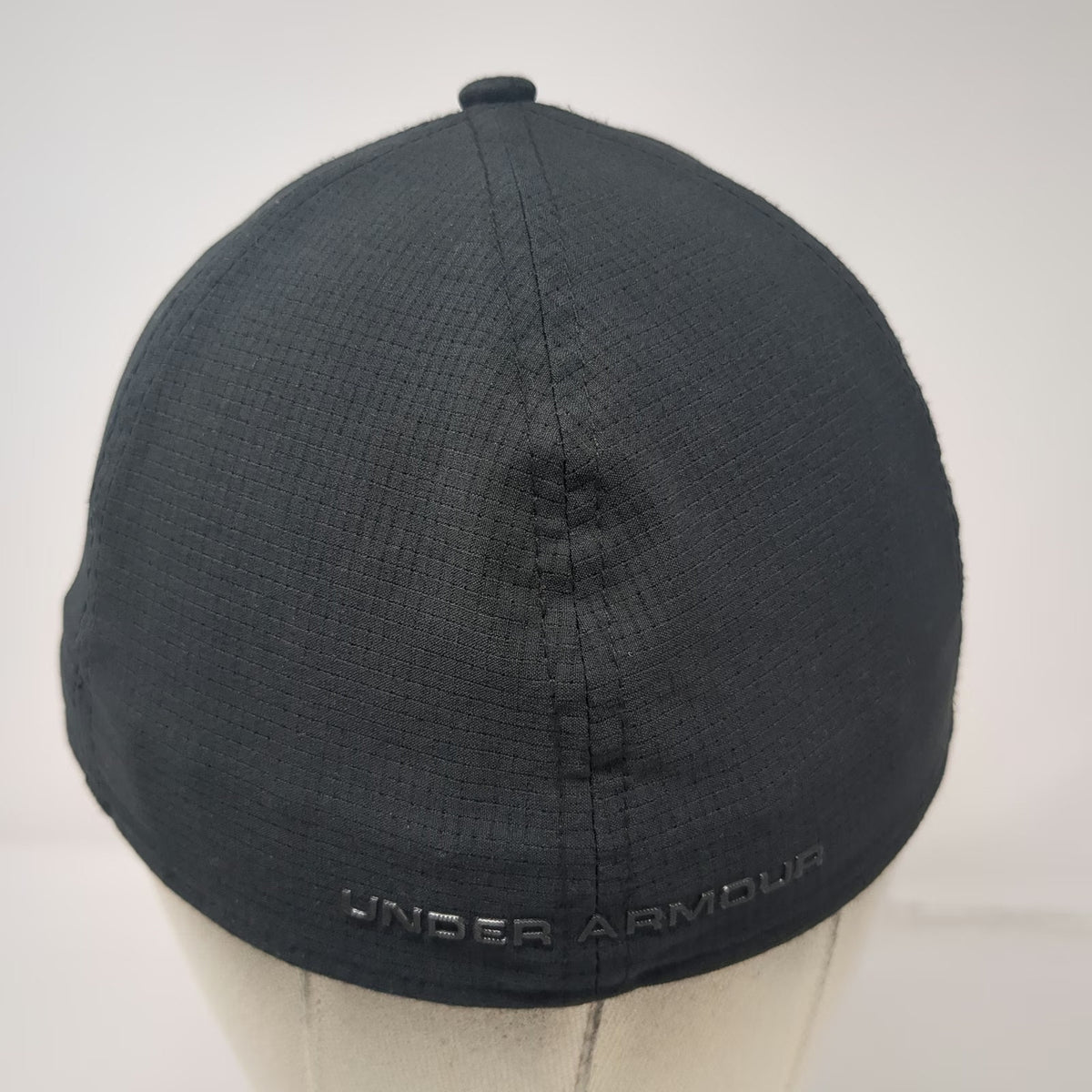 Under Armour Baseball Cap Black XL Fitted Polyester Logo Performance Workout Hat