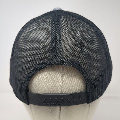 Richardson Trucker Hat Gray One Size Snapback Mesh Armadillo Premier Builder