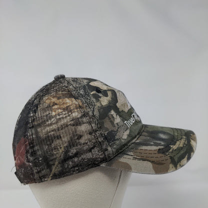 True North Steel Strapback Mesh Back Trucker Hat Camo Adult Outdoor Cap