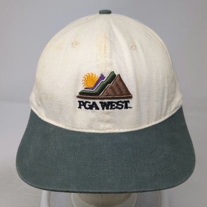 Legendary Headwear PGA West Golf Resort Baseball Cap White Green One Size Hat