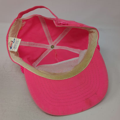 Otto Cap NFL Buffalo Bills Dallas Cowboys Super Bowl Pink 5 Panel Hat Vintage