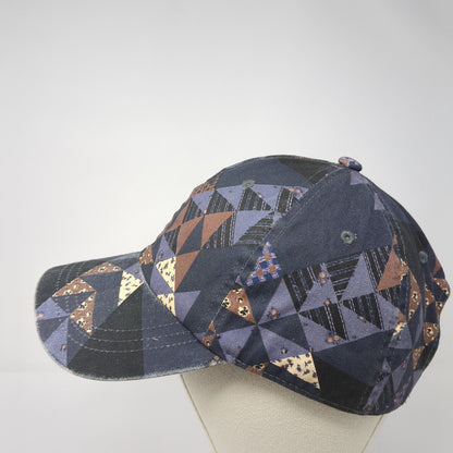Universal Thread Slideback Hat Multicolor OS Adjustable Patchwork 6 Panel Cotton