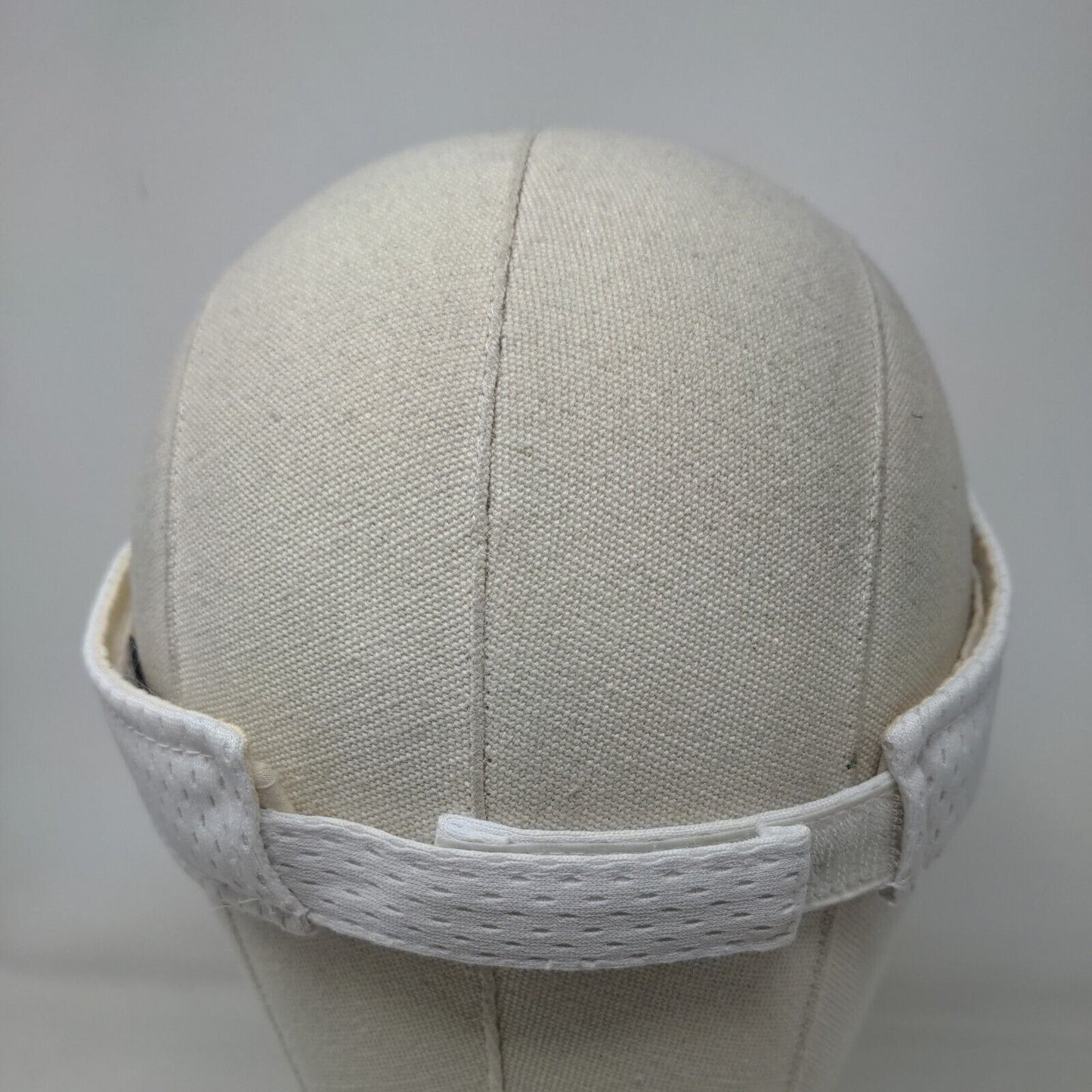Magic Men's Sun Visor Cap Hat White OSFA Embroidered Cougars Logo 100% Polyester