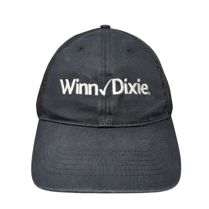 Winn✔Dixie Snapback Trucker Hat Black One Size Adjustable Mesh Back Lids