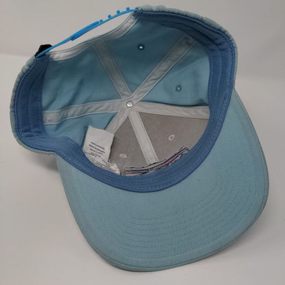 Patagonia Snapback Hat Blue OSFA Adjustable Embroidered 6 Panel Organic Cotton