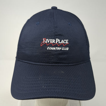 River Place Country Club Fitted Baseball Cap Blue XL Embroidered Under Armour