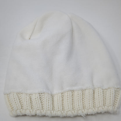 Merona Beanie Hat Beige One Size Stretch Hand-Knitted Lightweight Blank