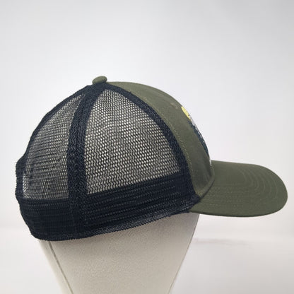 The North Face Trucker Hat Green One Size Bear Mountain Mesh Snapback Outdoor