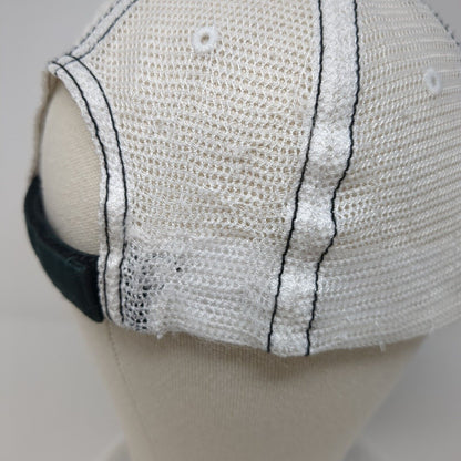 Scout & Cellar Strapback Trucker Hat Black One Size Mesh Back District