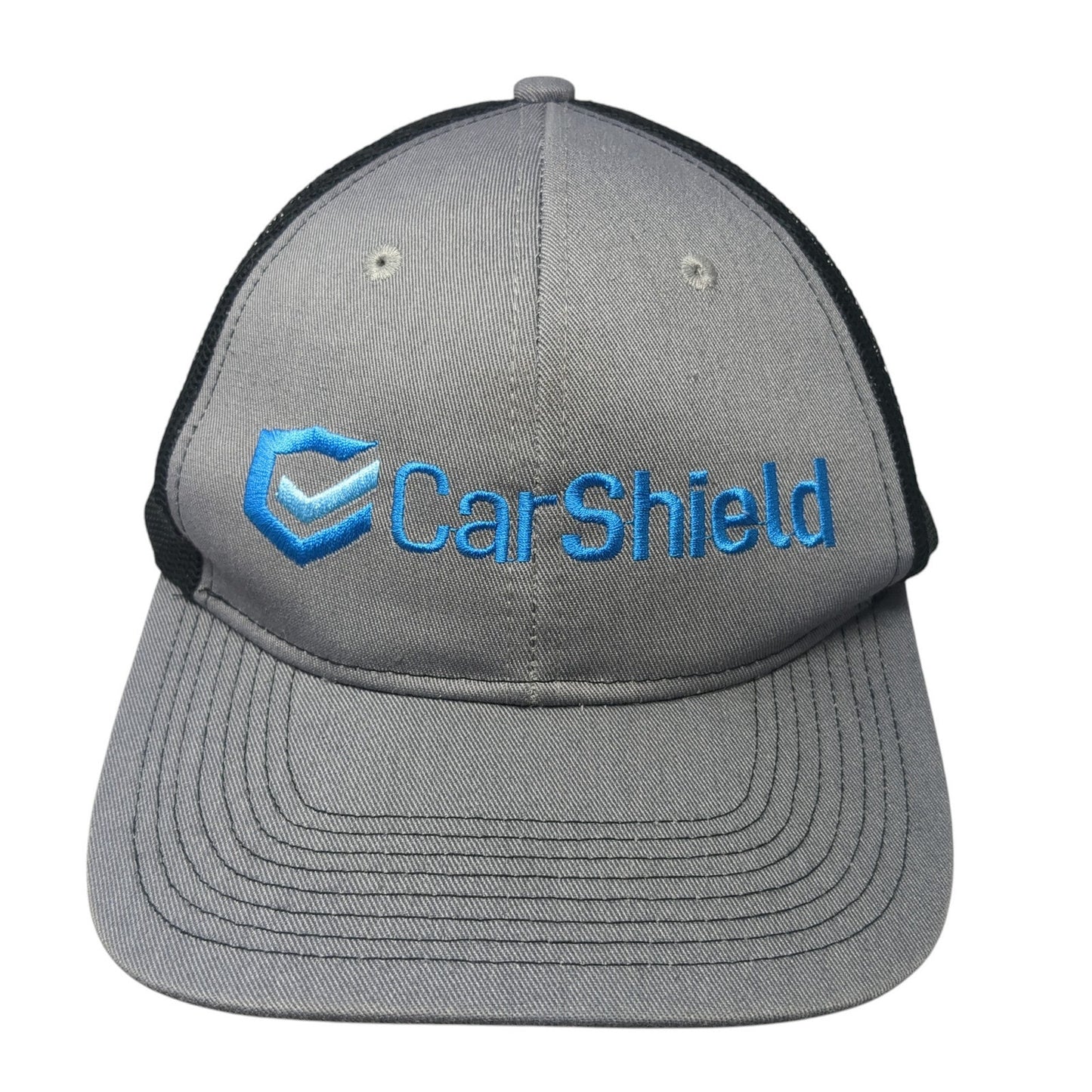CarShield Snapback Trucker Hat Gray One Size Mesh Back Port Authority