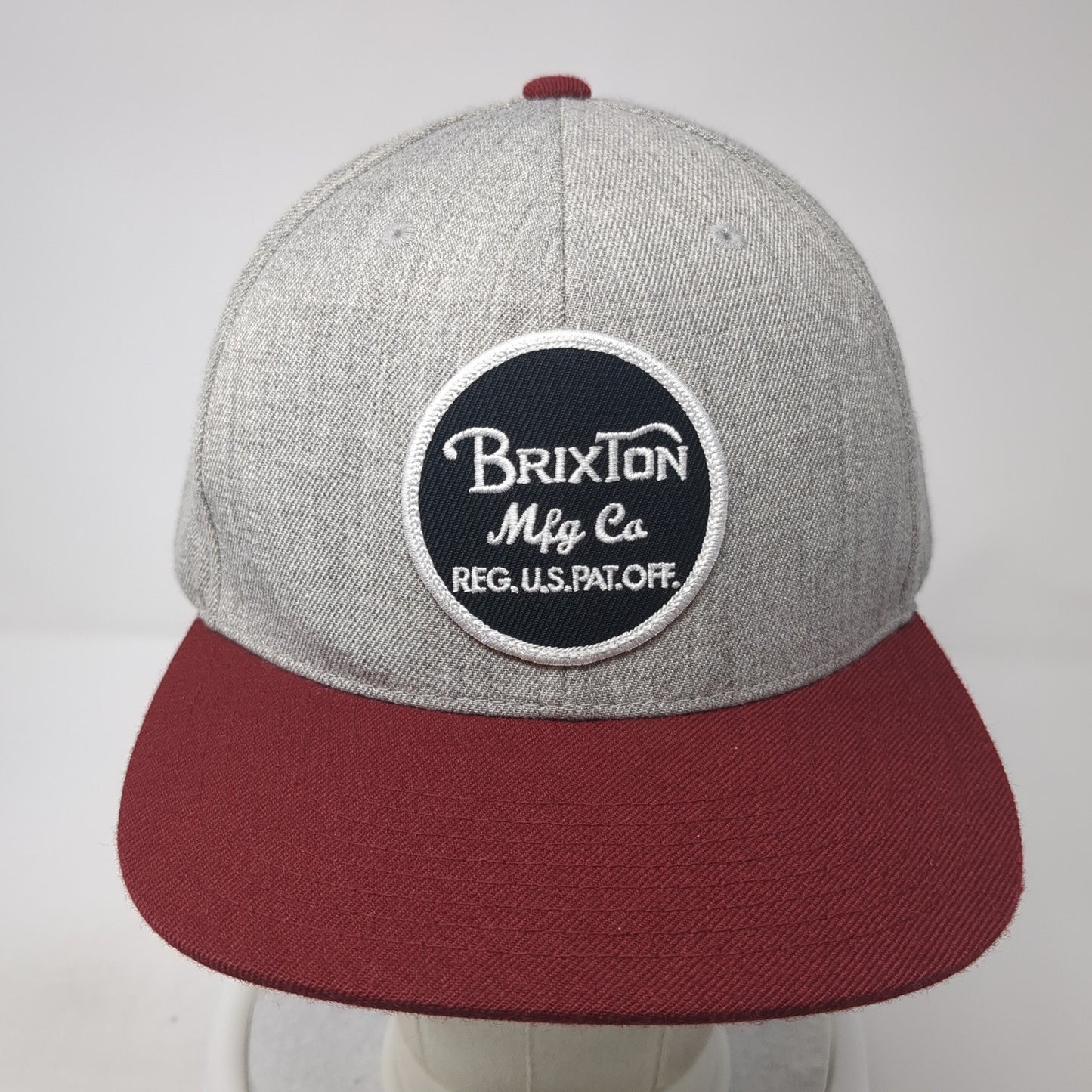 Brixton Mfg Co Patch Snapback Hat Multi One Size Adjustable Colorblock